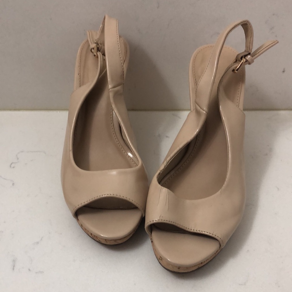 🌸Forever 21 Peep Toe Wedge Heel